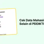 Cek Data Mahasiswa Selain di PDDIKTI