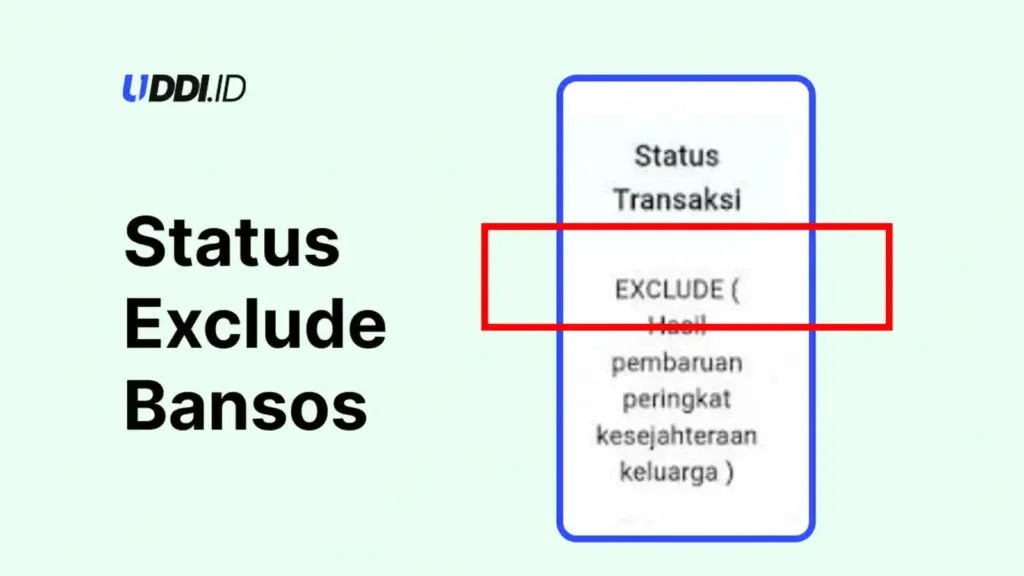 Status Exclude di Cek Bansos PKH dan BPNT